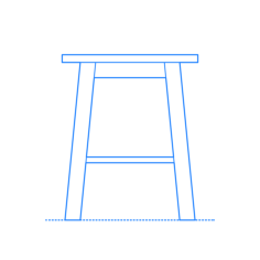 Furniture Side Tables Ikea Lunnarp Side Table Outline Svg File, Free Vectors File